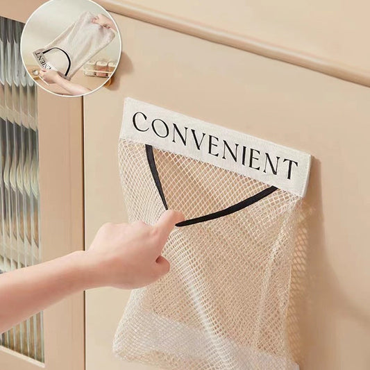 🥳✅ Plus de 50 000 exemplaires vendus ! Sac suspendu en filet – Réutilisable, lavable, respirant, la solution de rangement écologique qui libère de l’espace et garde vos affaires au sec 🌿✨
