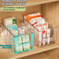🔥 Organiseur à Médicaments Télescopique Transparent — Extensible, Parfait pour Ranger Votre Armoire à Pharmacie 💊🗄️