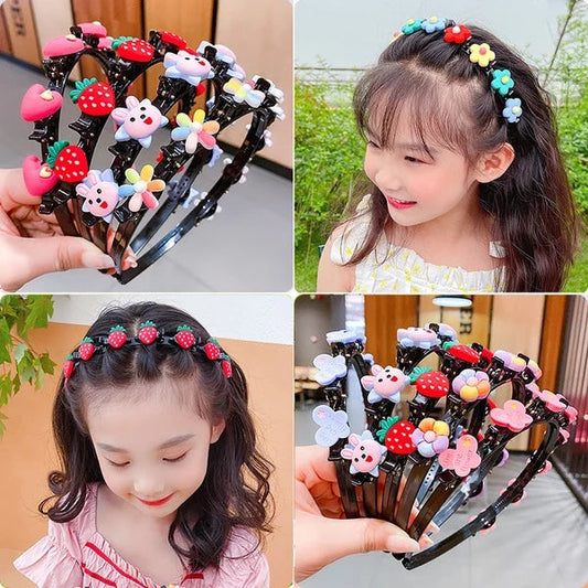 🌺1 acheté, 1 offert🌺Jolie barrette tressée pour enfant