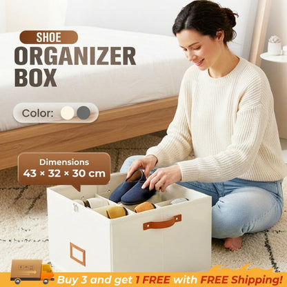 🎉 Soldes 2026 — Plus de 29000 Vendues ! 💰 Boîte de rangement en tissu pour chaussures fonctionnelle