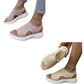 👡50 % DE RÉDUCTION EN CE MOMENT ! 💐 Sandales à semelle compensée en tricot respirant pour femme – Tige en tricot aéré, semelle rembourrée et chaussures d'été légères et confortables ✨