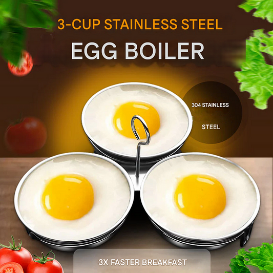 🍳🥚 Cuiseur vapeur en inox 304 – Anti-rouille, sans BPA, cuisson douce pour œufs, légumes et petits pots, le tout-en-un qui simplifie vos matins pressés et vos repas légers 🌿💨