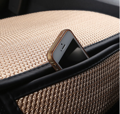 🚗 50% DE RÉDUCTION ! ✨ Coussin de Siège Auto en Soie Glacée – Doux au Toucher, Respirable & Antidérapant 🪑