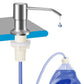 🧴 Distributeur de savon en inox pour évier – avec tuyau en silicone allongé & pompe pratique, idéal pour cuisine & salle de bain 🚰