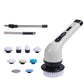 🧹⚡ Brosse de nettoyage électrique 9 en 1 – Multi-embouts, puissante et étanche, nettoie en profondeur carrelage, joints, salle de bain et cuisine, sans effort 🛁✨