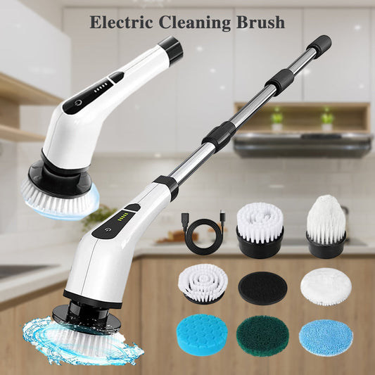 🧼 PROMO LIMITÉE 50% DE RÉDUCTION ! 💥 Brosse Nettoyage Rotative Électrique – Multifonction, Sans Fil, Longue Autonomie ✨