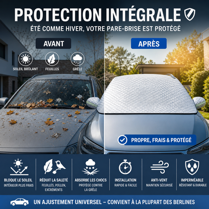 Housse épaisse pour demi-voiture : protection contre le soleil et la neige