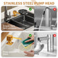 🧴 Distributeur de savon en inox pour évier – avec tuyau en silicone allongé & pompe pratique, idéal pour cuisine & salle de bain 🚰
