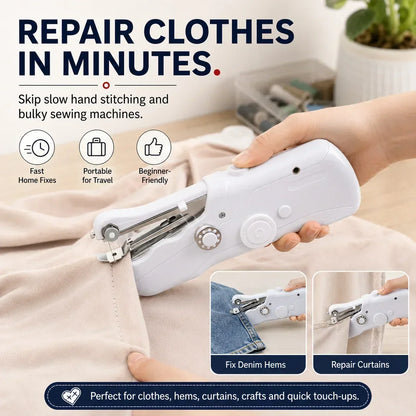 🔥PROMOTION EXCEPTIONNELLE : 49 % DE RÉDUCTION !🧵 Mini machine à coudre électrique – Légère, portable et facile à utiliser ! ✨