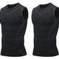 🌀🍃 OFFRE LIMITÉE 50% DE RÉDUCTION! Gilet Amincissant Ionique pour Homme – Compression Rafraîchissante et Légère, Totalement Invisible, Affine le Torse pour Une Allure Plus Nette ❄️✅