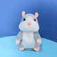 🎉01 JOUR RESTANT – 50% DE RÉDUCTION !!🎁🐹 Hamster Parlant : Répète Ce Que Vous Dites, Hochement de Tête Automatique, Peluche Douce