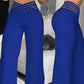 🍃Pantalon décontracté à taille haute et jambes larges pour femme