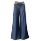 🍃Pantalon décontracté à taille haute et jambes larges pour femme