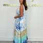 🔥 50% DE RÉDUCTION! 💝 Robe longue Tie-Dye – Coupe fluide, imprimé vibrant & confortable – Parfaite pour l'été, la plage & les festivals 🌈