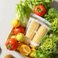 🥫🔒 Sacs de Conservation Alimentaire Transparents à Double Fermeture – PE de Qualité Alimentaire, Fond Stable et Format Renforcé