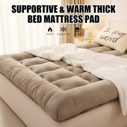 🛏️ 50% DE RÉDUCTION! ❄️ Surmatelas Épais et Chaud – Ergonomique, respirant & anti-glisse – Confort et chaleur pour des nuits paisibles ✨