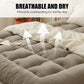 🛏️ 50% DE RÉDUCTION! ❄️ Surmatelas Épais et Chaud – Ergonomique, respirant & anti-glisse – Confort et chaleur pour des nuits paisibles ✨