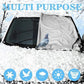 Pare-soleil universel pour pare-brise de voiture, protection magnétique contre la neige en tissu Oxford, protection contre le gel en hiver, bande réfléchissante pour le rétroviseur la nuit