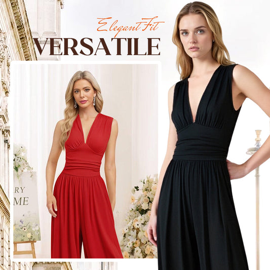 👗50% DE RÉDUCTION! ✨ Combinaison Une Pièce pour Femme – Coupe Élégante, Tissu Fluide & Parfaite pour l'Été 💃