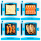 🎁50% DE RÉDUCTION💥Four à Micro-ondes, Grille-Pain & Appareil à Sandwich 3-en-1 – Cuisson Rapide, Nettoyage Facile & Design Compact🔥🥪
