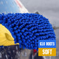 🔥⏰🚗 PROMO LIMITÉE -50% ! Balai Télescopique en Aluminium pour Lavage Auto – Microfibre Douce, Longueur Réglable 115 cm (Vert/Bleu)