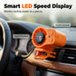 🌀PROMO FLASH 50%🌬️Ventilateur Personnel USB Mains Libres – Fixation Grille Aération Voiture ou Bureau, Écran LED, Silencieux (<36dB), Batterie 2000/4000mAh, 3 Couleurs🚗