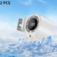 🌀PROMO FLASH 50%🌬️Ventilateur Personnel USB Mains Libres – Fixation Grille Aération Voiture ou Bureau, Écran LED, Silencieux (<36dB), Batterie 2000/4000mAh, 3 Couleurs🚗