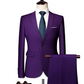 ✨👔50% DE RÉDUCTION + LIVRAISON GRATUITE🔥Ensemble Costume 2 Pièces Coupe Moderne pour Homme