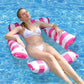 🪑 50% DE RÉDUCTION 🏖️ Transat gonflable – Soutien 360°, gonflage rapide & motif rayé – Léger, résistant – parfait pour la plage, la piscine ou le jardin ☀️🌊✨
