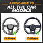 🖐️🧤 Housse universelle de volant – Cuir carbone, finition anti-transpirante, confort et sécurité de conduite améliorés 🌬️🚘