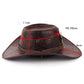 🤠 OFFRE LIMITÉE -50% ! ✨ Chapeau de Cowboy Vintage à Large Bord & Lanière – PU, Taille Unique, Réglable ☀️