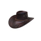 🤠 OFFRE LIMITÉE -50% ! ✨ Chapeau de Cowboy Vintage à Large Bord & Lanière – PU, Taille Unique, Réglable ☀️