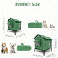 🐈🌧️ Maison pour chat extérieure surélevée toutes saisons – Oxford + aluminium thermique, imperméable et isolée, pliable, un refuge douillet contre la pluie, le froid et le soleil, en toute saison ☀️❄️