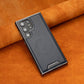 Etui magnétique anti-chute en simili-cuir de luxe pour Samsung