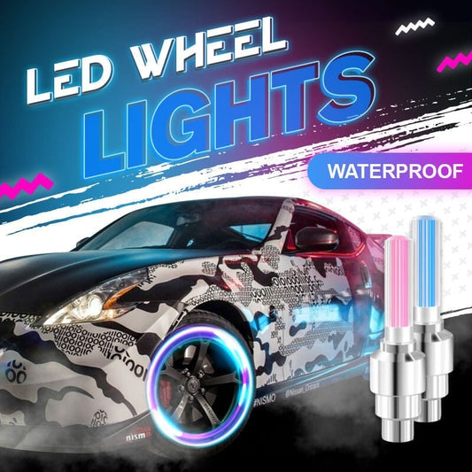 💦🌈 Lumières de roue LED imperméables – Modes multiples, installation rapide, résistent à la pluie et aux projections, l’éclat qui vous suit sur la route comme en ville 🚗🌧️