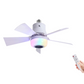 📢📢50% DE RÉDUCTION⏰Ventilateur de plafond intelligent avec éclairage, RGB et haut-parleur Bluetooth