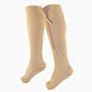 ❄️Fraîcheur d'été 50 % de réduction !🔥 Chaussettes de compression montantes avec fermeture éclair – Chaussettes de soutien respirantes pour la course, les voyages, le travail & la station debout prolongée