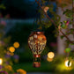 🏆DERNIER JOUR -50%🌅Lanterne Solaire Montgolfière – Décoration Ajourée, Charge Automatique, 6-12h Autonomie, LED, Parfaite pour Jardin, Terrasse & Balcon🎈