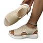 👡50 % DE RÉDUCTION EN CE MOMENT ! 💐 Sandales à semelle compensée en tricot respirant pour femme – Tige en tricot aéré, semelle rembourrée et chaussures d'été légères et confortables ✨