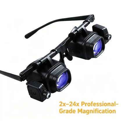 🔍 50% DE RÉDUCTION! 💡 Loupe de précision LED mains libres – Grossissement multiple, éclairage sans ombre & optique claire – Idéale pour soudure, modélisme & lecture 📚