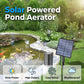 ☀️ Aérateur solaire pour bassin avec pompe à air intégrée🐟