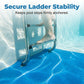 🛡️ 50 % DE RÉDUCTION POUR UNE DURÉE LIMITÉE ! ✨ Tapis antidérapant pour échelle de piscine – PVC résistant, polyvalent, facile à nettoyer 🌊