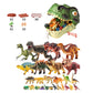 🦕🦖 PROMO FLASH 50% ! Kit Éducatif Dinosaures 46/52/64 Pièces – Fossiles, Outils, Boîte T-Rex, Parfait pour Jeu Créatif & Découverte des Petits Paléontologues 🌿