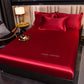 Ensemble de draps-housses en satin de luxe