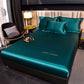 Ensemble de draps-housses en satin de luxe