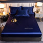 Ensemble de draps-housses en satin de luxe