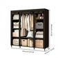 🔥📦 DERNIER JOUR -50% ! Armoire Portable en Tissu Non Tissé – Facile à Monter, Structure Acier, 3 Tailles, Idéale Chambre & Dressing 🏠