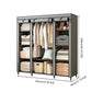 🔥📦 DERNIER JOUR -50% ! Armoire Portable en Tissu Non Tissé – Facile à Monter, Structure Acier, 3 Tailles, Idéale Chambre & Dressing 🏠