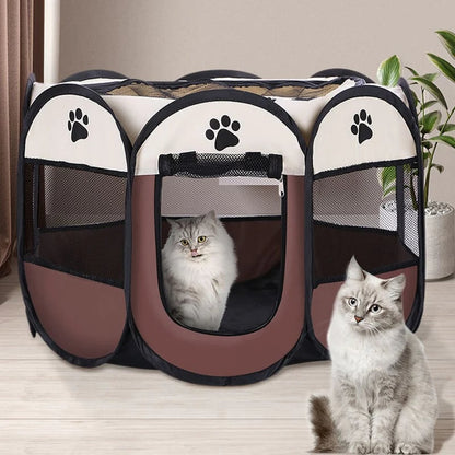 Parc portable pliable et léger pour animaux de compagnie