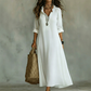 🌸✨Robe Maxi Bohème À Col V Volanté🔥